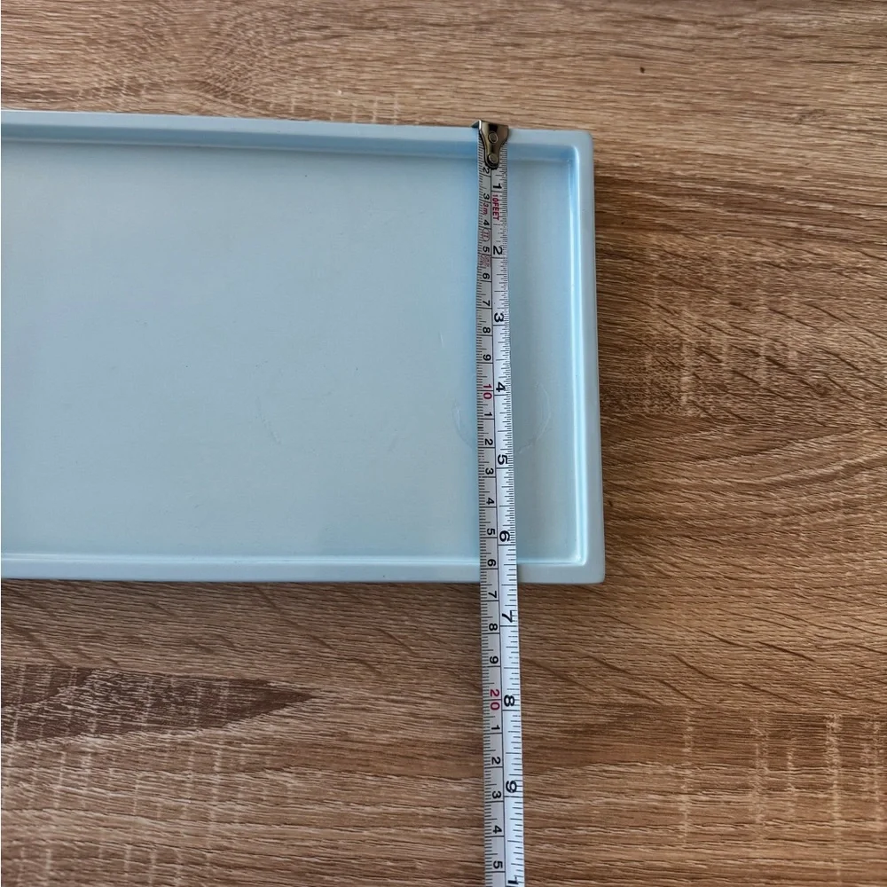 Jonathan Adler Happy Home Light Blue‎ Lacquer Bathroom Vanity Tray
